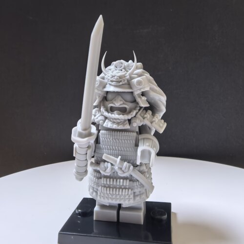 日本武士① |3D光固化树脂打印的第三方小人仔穿戴白模