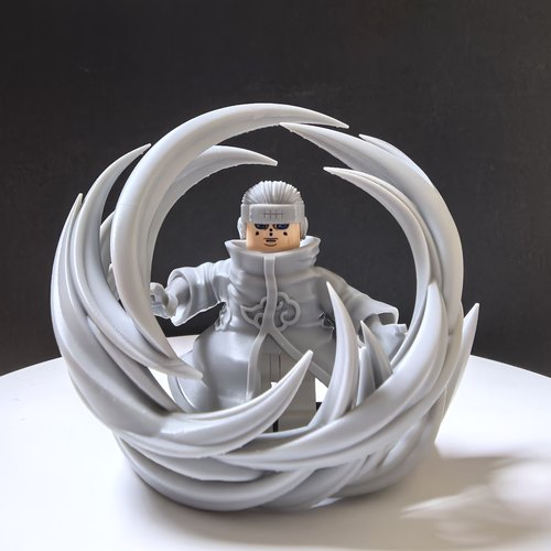 饿鬼道·佩恩 |光固化打印第三方小人仔穿戴白模细节清晰火影忍者