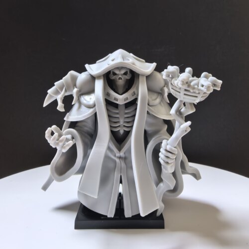 骨王 |3D光固化树脂打印的第三方小人仔穿戴白模磁吸配件