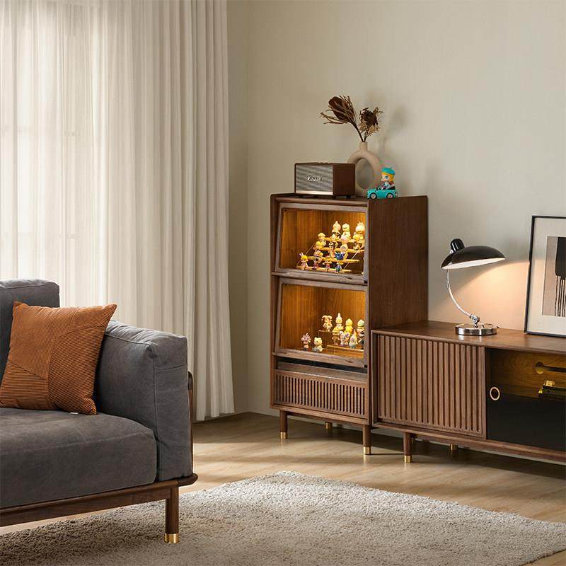 北欧实木电视柜边柜组合客厅卧室收纳柜斗柜收纳柜靠墙抽屉柜边柜,住宅家具,斗柜,淘宝优惠券,粉丝福利购,淘宝优惠卷