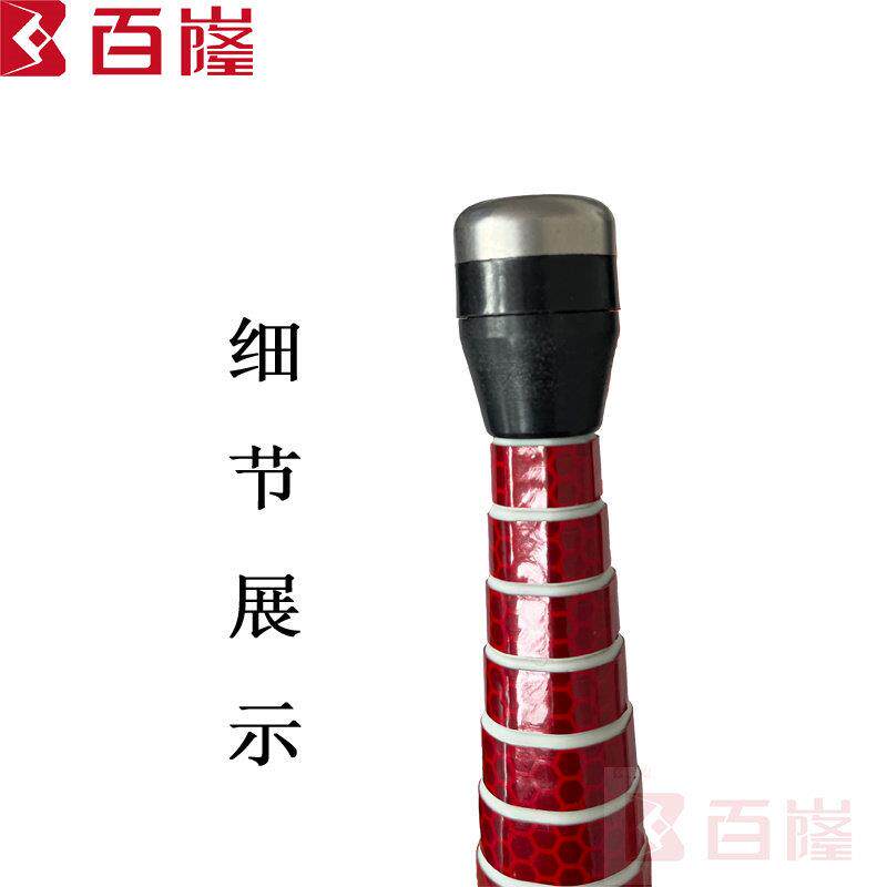 盲人盲杖加粗加厚发光反光膜导盲杆钛合金伸缩导盲棍手杖拐杖棒