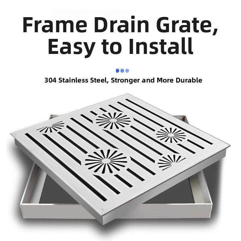 304不锈钢井盖隐形线性排水沟盖板下水道雨水箅子下水道盖板定制,基础建材,排水沟槽/盖板,淘宝优惠券,粉丝福利购,淘宝优惠卷