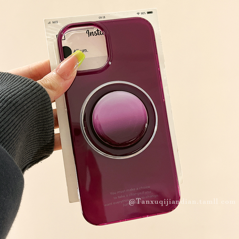 ins韩系简约纯色适用苹果16promax手机壳iphone15pro新款13小众14promax硅胶14带磁吸支架15高级感16创意全包