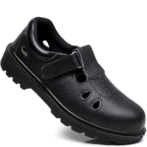 夏季劳保鞋男凉鞋透气防臭钢包头防砸防刺穿轻便安全鞋老保工作鞋