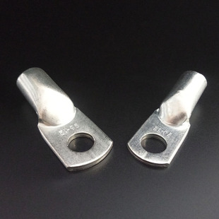JG10平方 8船用管压铜鼻子电缆铜接头压接线端子短线耳国标镀锡
