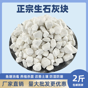 正宗生石灰块做变蛋用皮除湿吸潮防霉干燥剂鱼塘消毒高纯度氧化钙