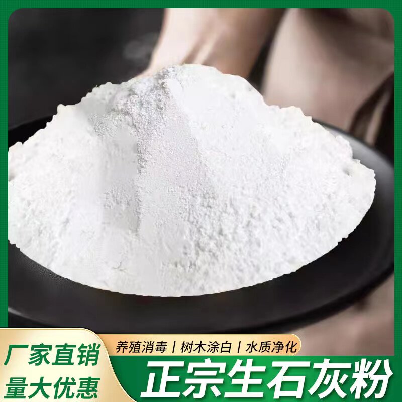 生石灰粉10斤干燥杀菌消毒除湿防潮防霉吸水驱虫净水除臭刷树净土