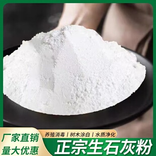 生石灰粉10斤干燥杀菌消毒除湿防潮防霉吸水驱虫净水除臭刷树净土