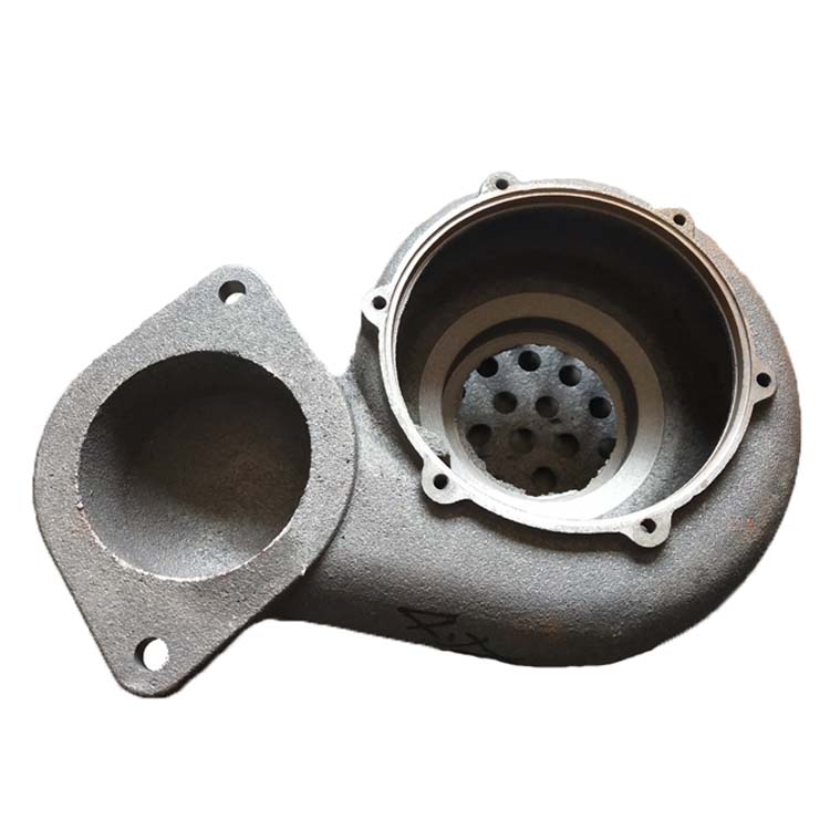 潜水泵蜗壳6孔铁泵头3寸4寸底座底网铝叶轮出水口油缸盖水泵配件