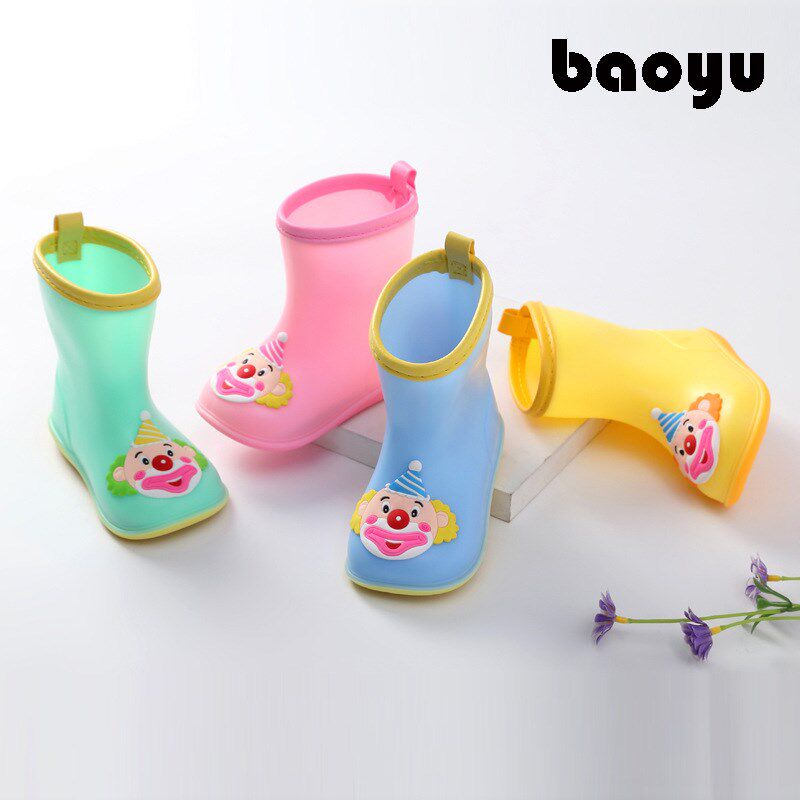 鲍雨新款儿童雨鞋男童1-3岁宝宝雨靴女幼儿胶鞋5小孩水鞋小童套鞋