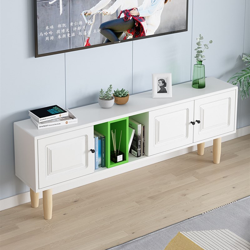 木灵子 小型电视柜 迷你电视机柜窄超薄小户型客厅卧室电机柜24cm