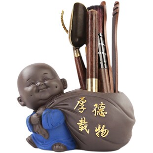 厚德载物紫砂茶具配件大全台泡茶工具 茶具用品全套茶道六君子套装