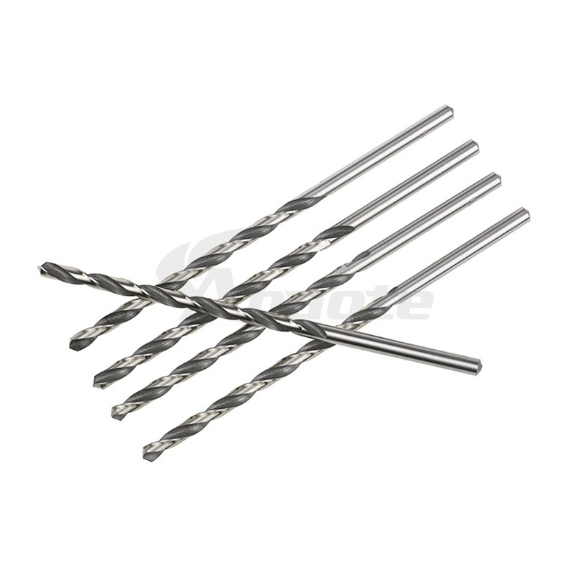 奥博特 80-160长W6直柄加长麻花钻 手电钻台钻 直柄麻花钻头2-7mm