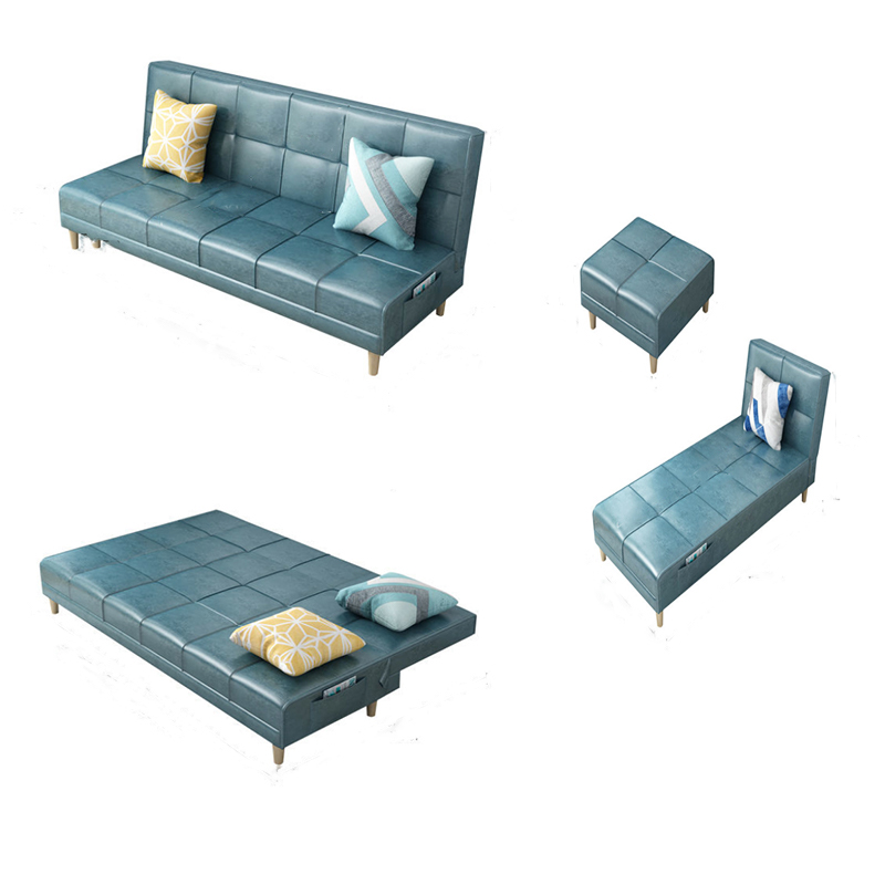 沙发床两用可折叠小户型客厅简易多功能沙发办公室午休出租房专用