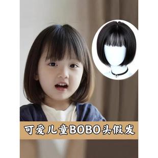 宝宝假发宝宝假发集公主波波短发摄影假发集女孩假发新年头饰