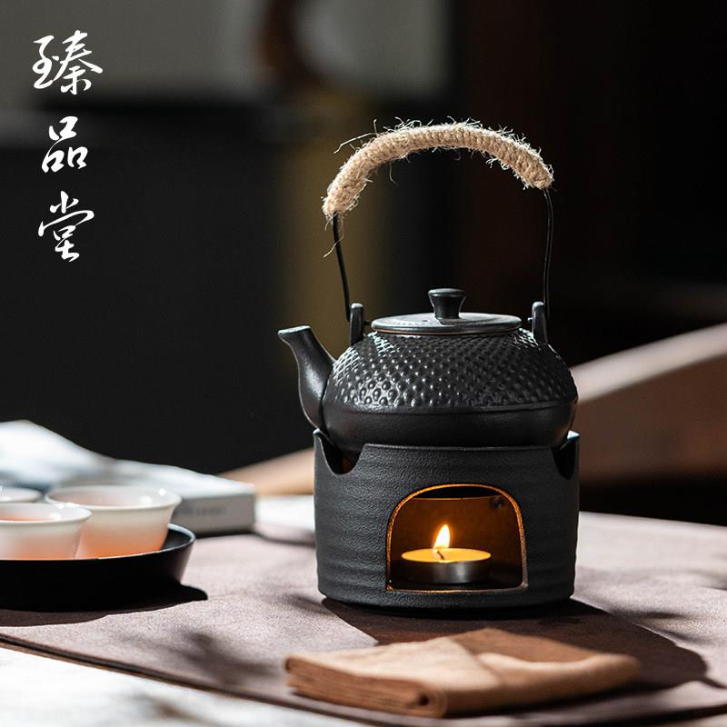 臻品堂 陶瓷温泡茶炉套装茶壶底座蜡烛加热保温提香暖茶器烘泡茶