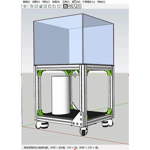 双层铝合金架子定制设计工业风鱼缸架鱼缸架龟缸架x40型材鱼缸架