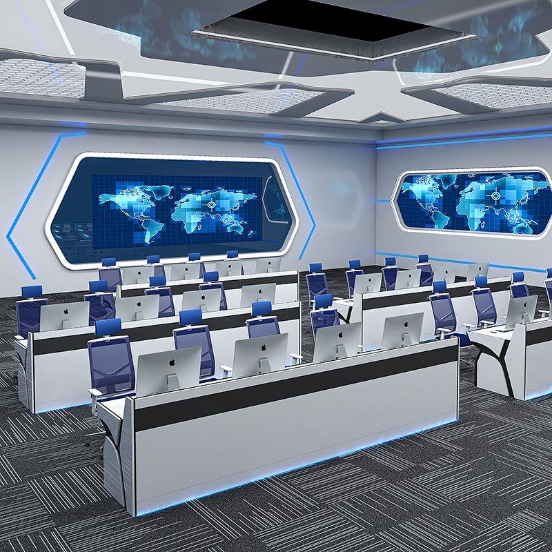 彩绘手术台监控台指挥中控台公安智能中控室消防调节台工作台