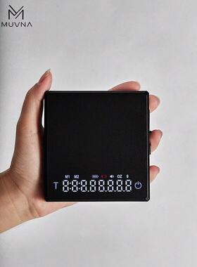 MUVNA慕威纳 意式咖啡电子秤普赛克mini手冲咖啡智能精准计时称