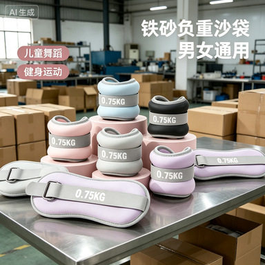 多功能负重手环运动跑步训练沙袋绑脚负重 儿童健身器材工厂