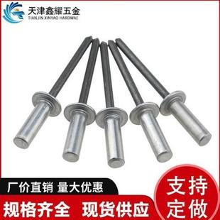 扁圆头沉头铆钉 铝制封闭型抽芯铆钉M3.2M4M5M6.4防水拉铆钉密封式