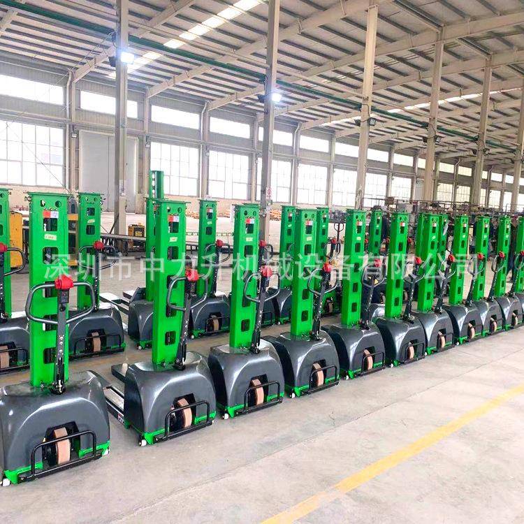 1吨全电动随车自提升堆高车自体登高车便携装卸货电动堆高叉车