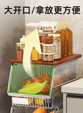 台中蔬古风物架加粗厨房靠墙落IFY地菜水果面转角收置纳用品墙角