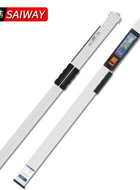 验ZAI房工具套装数显2靠尺建筑工程检测尺检米测水包尺平测量