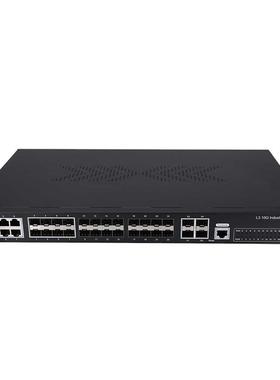 南交土千24LT248GST光8千兆复电4万兆SFP兆万兆网管型机架式工业