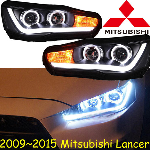 2008~2015翼神大灯；翼神前大灯，翼神日行灯，Lancer EX