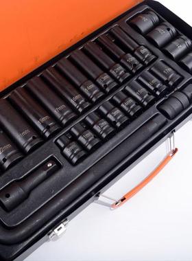 1寸325件气动套筒套装短套EDJ筒组套风长动套筒27PC35/PC小风炮套