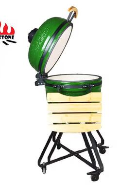 KISTON烤E陶瓷烧炉户外露营炭21英寸焖KS-KB22R烤炉披烤萨M高端厂