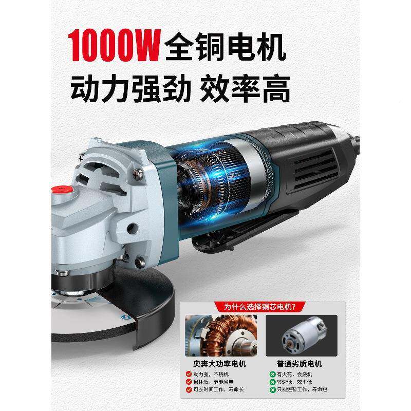 奥角磨机AT率31打04X安全开关多奔功能磨机大功磨光机抛光无品牌/