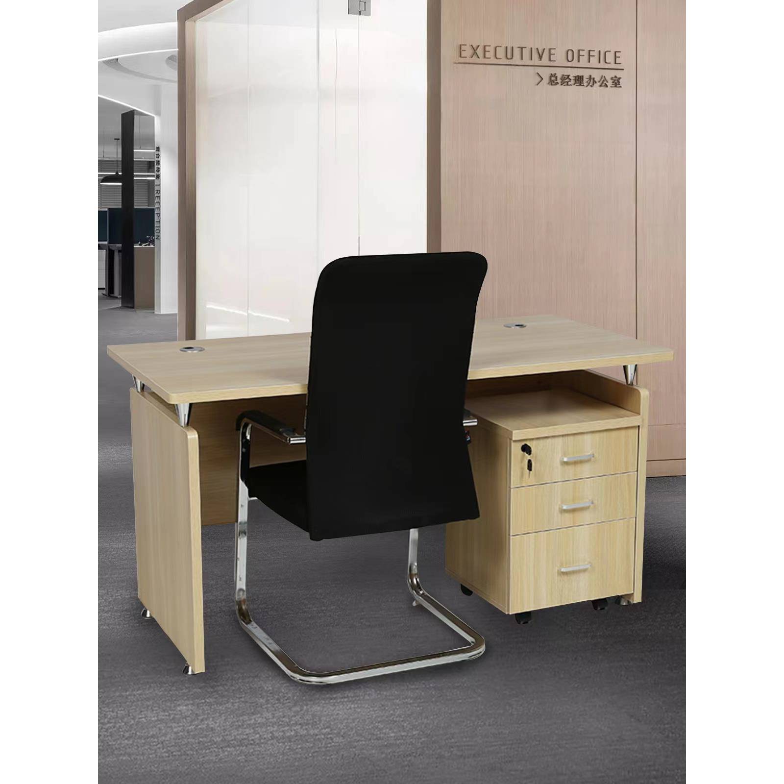 办公桌椅组办合米1.2米厚1.F757T97J4单人简易现代公桌经济型电脑