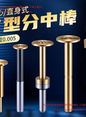 RR偏式心T型分7中棒T身形槽测头D30D20D1直7加长镀钛无磁寻直销