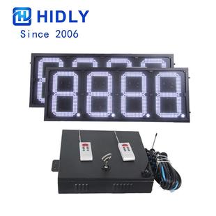 4寸白色8.无品牌 888油站LE字D油2价屏L加ED数显示屏