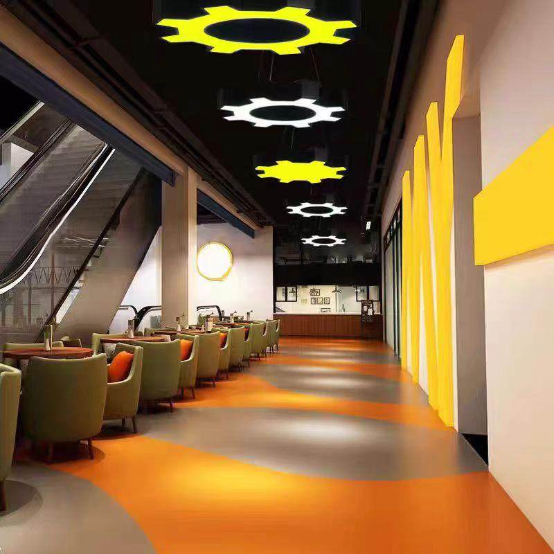 造型吊灯公室KCA科技感吊线灯台球办风工业吊灯网咖健身房吸顶灯