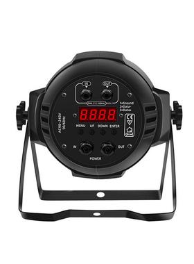 4颗3W全彩铸铝帕5灯婚庆酒染灯LE色D面光灯直78118播吧间演唱会舞