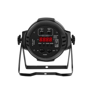 4颗3W全彩铸铝帕5灯婚庆酒染灯LE色D面光灯直78118播吧间演唱会舞