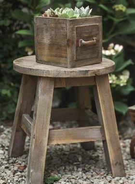 奥凡ALLF瑞OND系ZHF列制落地放圆木凳花架花园庭院木花盆