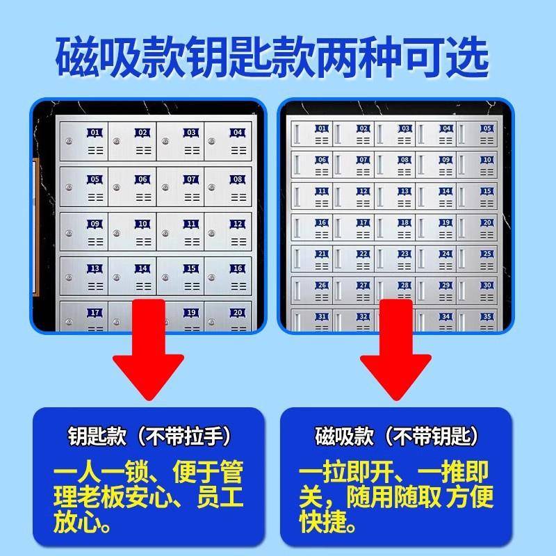 校304不锈钢领诺食堂碗柜员工储物柜多门厅饭盒餐具柜学餐餐多格
