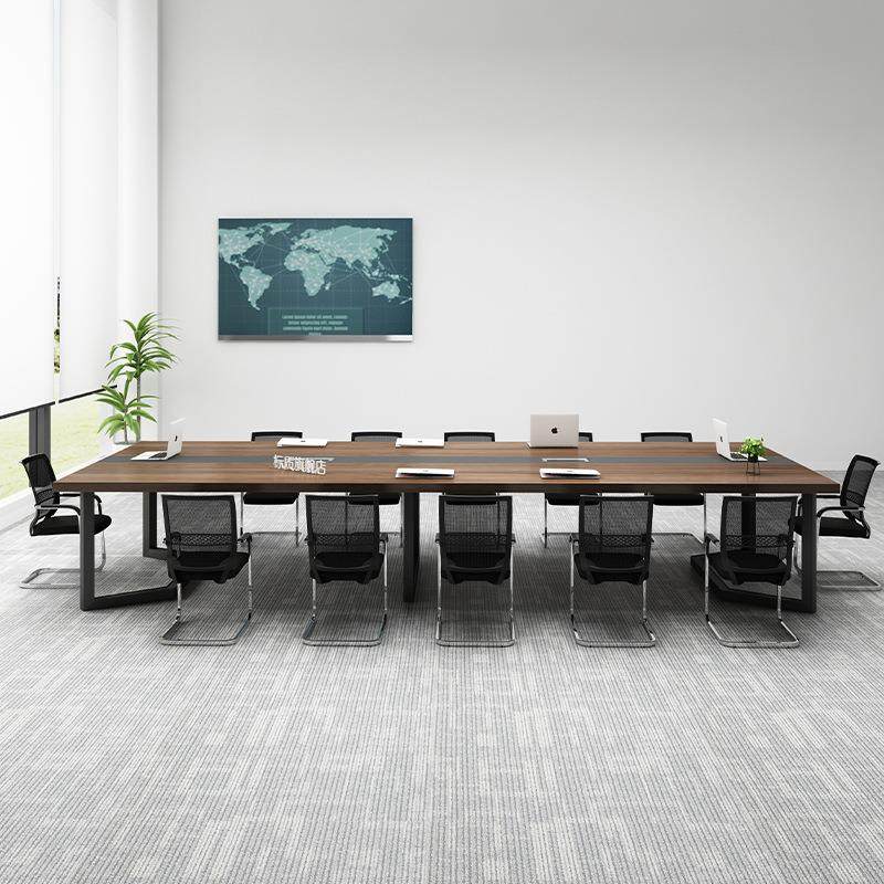 标桌质长会议桌桌简约现桌子条桌代小型长条桌办公桌会议室椅WIL