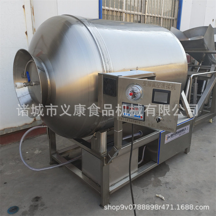 里脊肉真空滚揉机 排骨腌制滚肉桶 整鸡入味腌制滚肉机 义康机