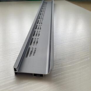 (支持定制L)橱柜柜隐形铝合JSA金拉手带灯地槽带透气孔橱柜型免拉