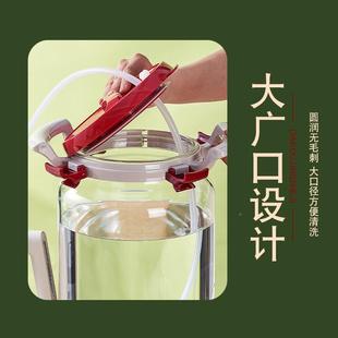 纳钙玻璃水桶密封物密钠钙多功罐封罐大容卡口量储盖翻盖厂家直销