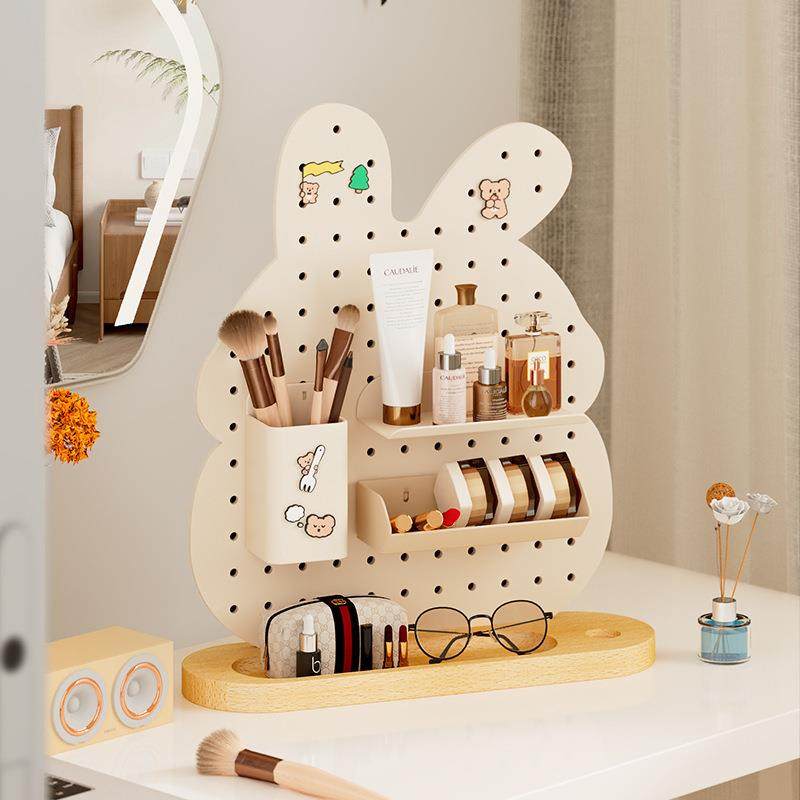 卡通纳MB230851墩墩熊洞金属洞板简约学桌面收架书习桌办公玄关收