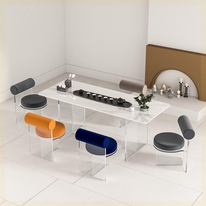 9U亚克悬F77HH5M9浮茶桌椅组合岩板阳台力简约奢大轻气办公室用台