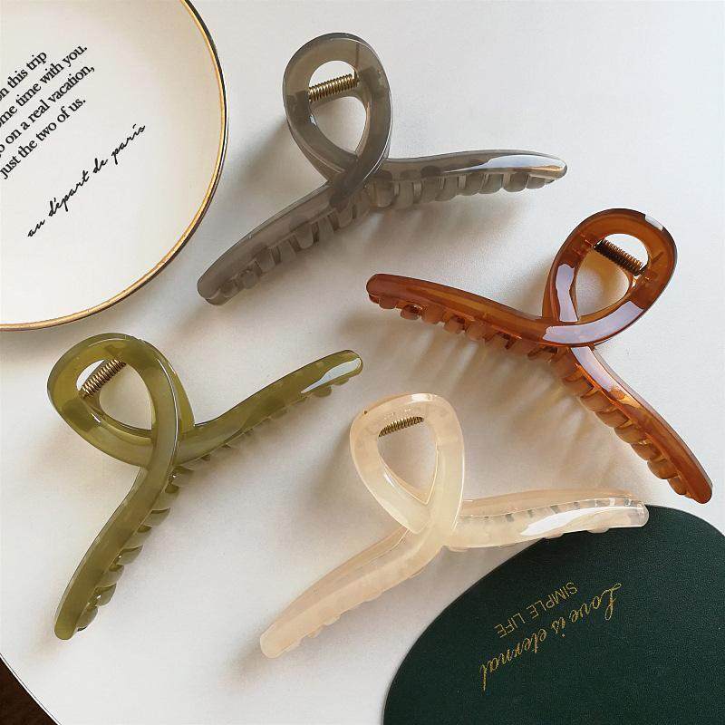 简约发夹法式超大盘发鲨鱼夹发饰盘头发抓夹气质网红时尚百搭头饰,饰品/流行首饰/时尚饰品新,发饰,淘宝优惠券,粉丝福利购,淘宝优惠卷