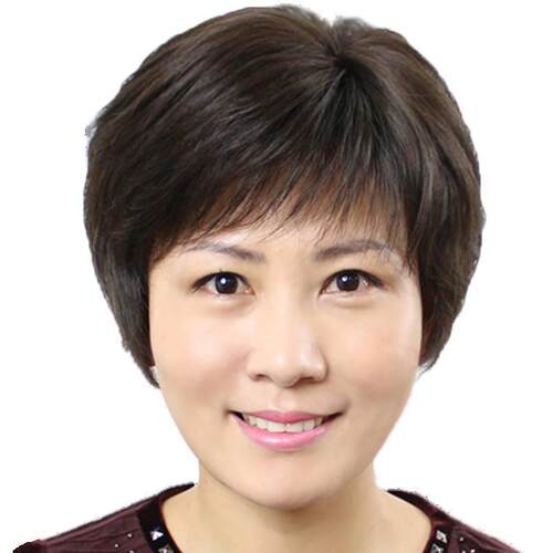 真人发丝全真发假发女短发奶奶假发头套女士光头整顶中老年全真发