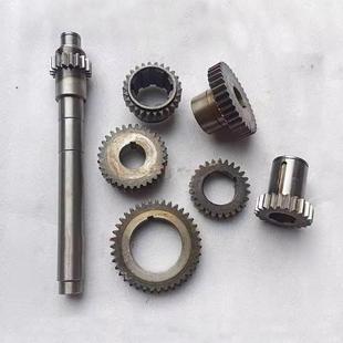 山东鲁南威达X5036X6036X5032铣床卧铣齿轮Z22齿花键轴配件Z39Z35